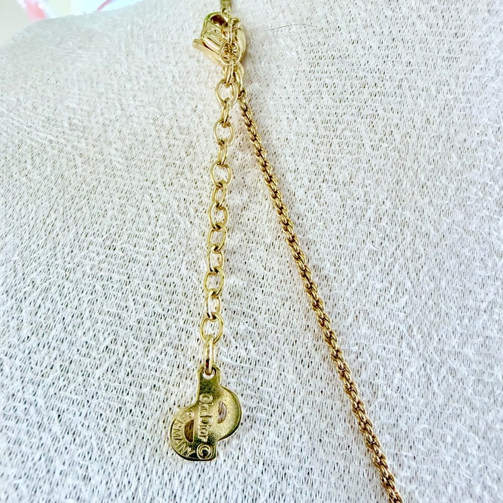 Vintage Dior Gold & Silver Necklace- Like New - Picture 5 of 9